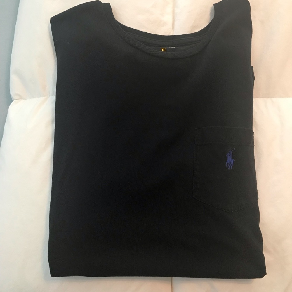Men’s Polo Black Pocket Tee